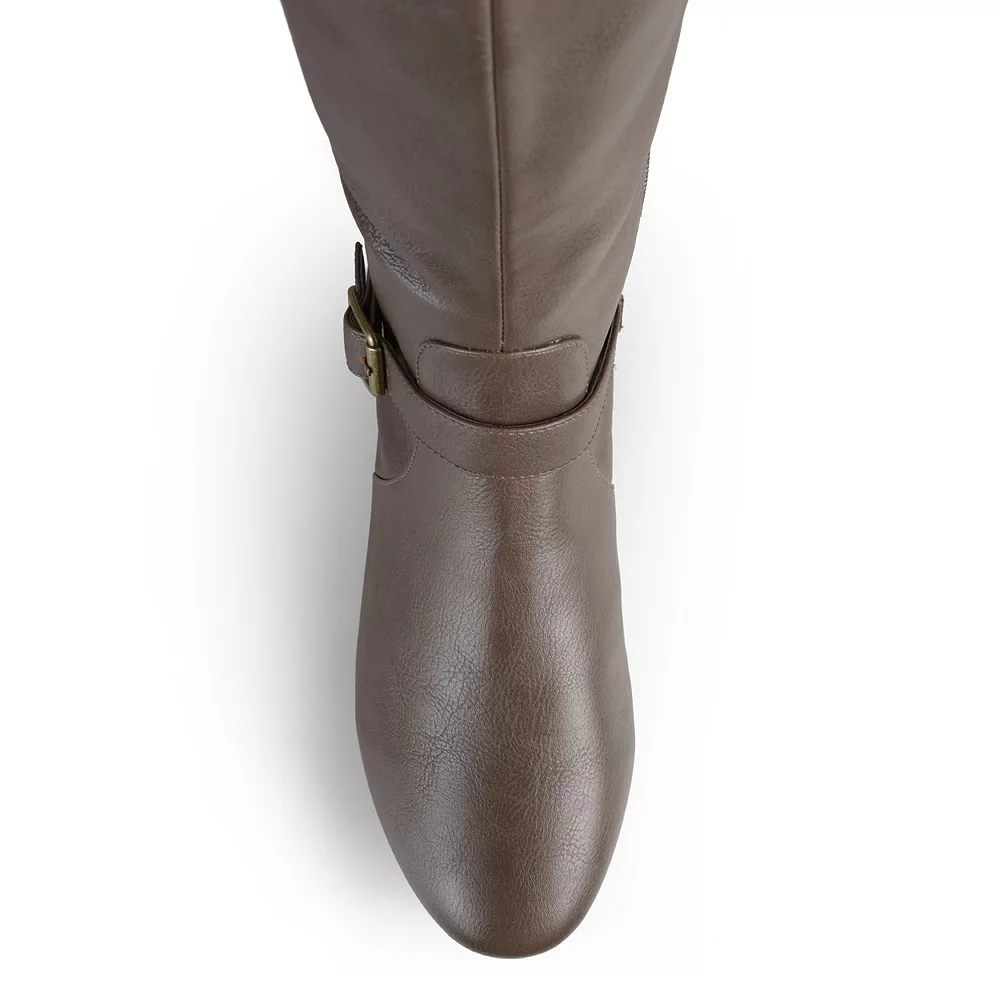 Journee Collection Loft Women's Knee-High Riding Boots 5 Journee Collection Loft Women's Knee-High Riding Boots - Image 5