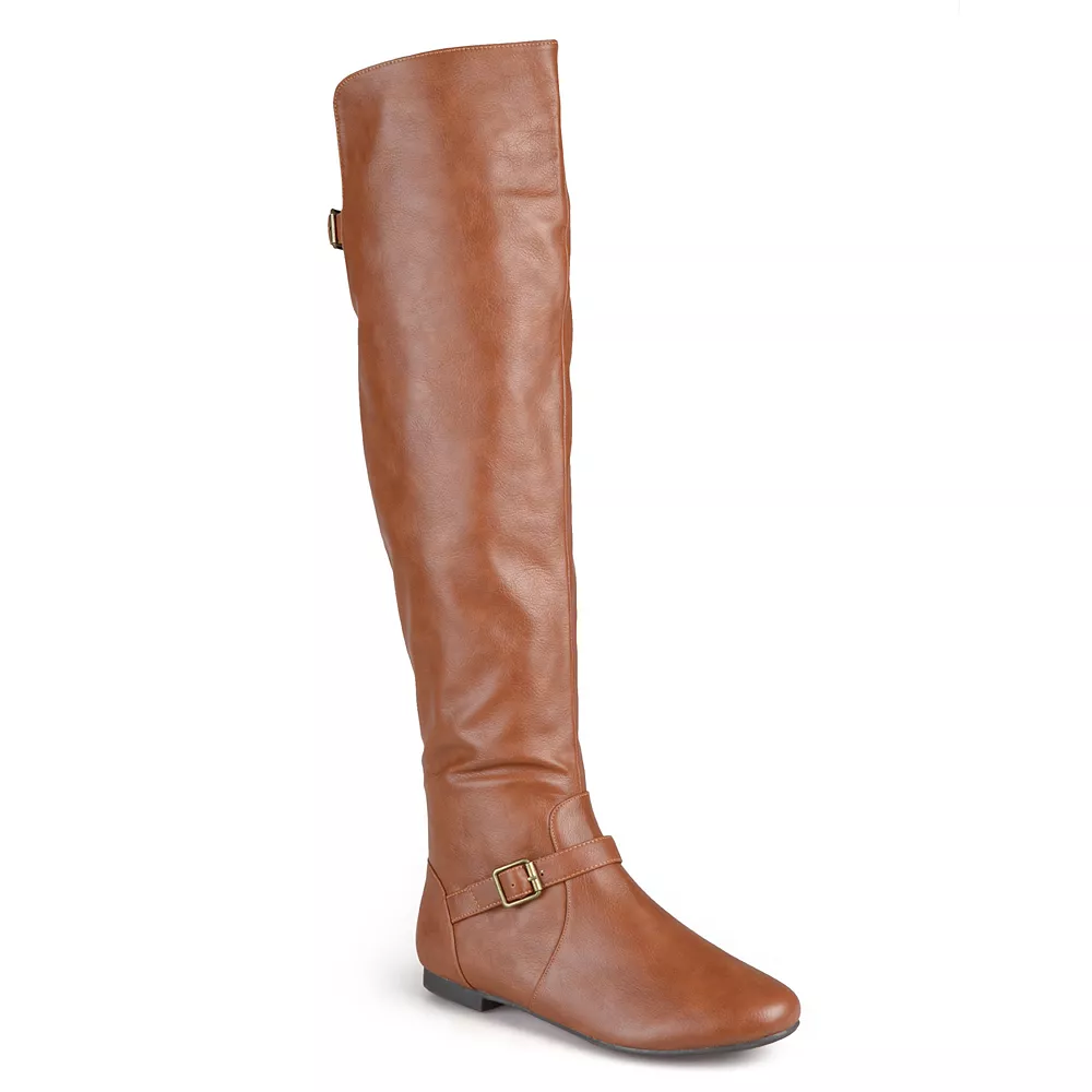 Journee Collection Loft Women's Knee-High Riding Boots 1 Journee Collection Loft Women's Knee-High Riding Boots