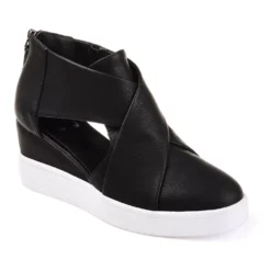 Journee Collection Journee Collection Seena Women's D'Orsay Wedge Sneakers