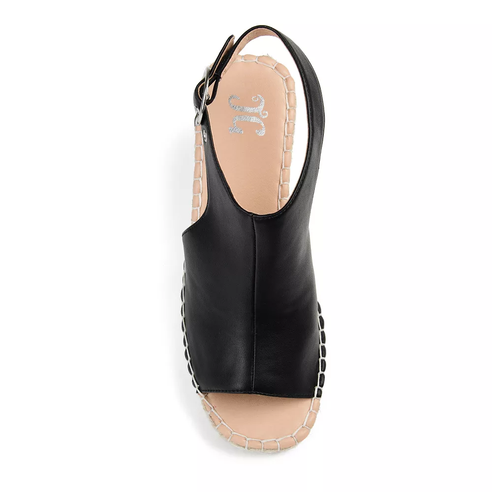 Journee Collection Crew Women's Espadrille Wedges 4 Journee Collection Crew Women's Espadrille Wedges - Image 4