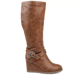 Journee Collection Garin Women's Wedge Knee High Boots -Journee Collection Shop 3498178 ALT2