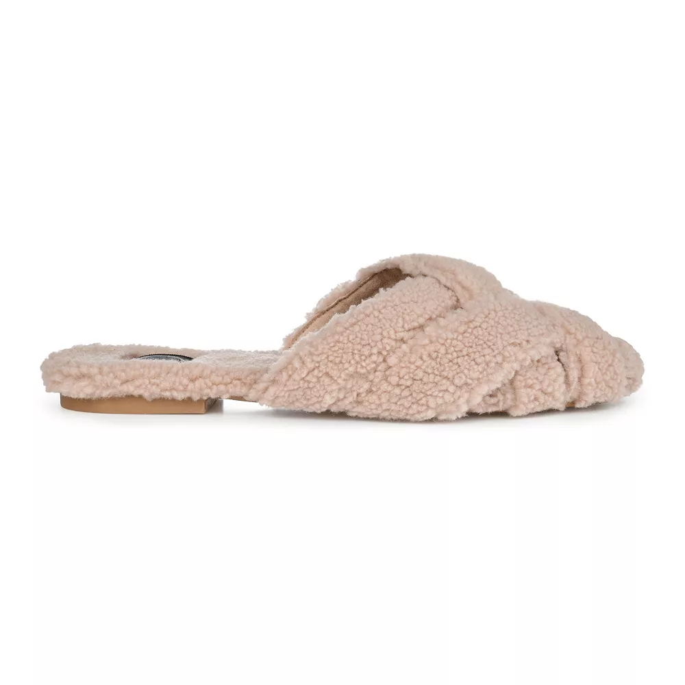 Journee Collection Sereena Women's Faux-Fur Slippers 2 Journee Collection Sereena Women's Faux-Fur Slippers - Image 2
