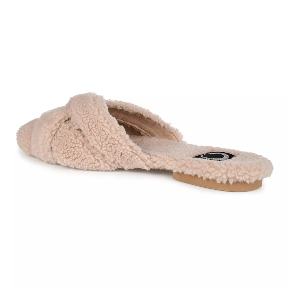 Journee Collection Sereena Women's Faux-Fur Slippers 3 Journee Collection Sereena Women's Faux-Fur Slippers - Image 3