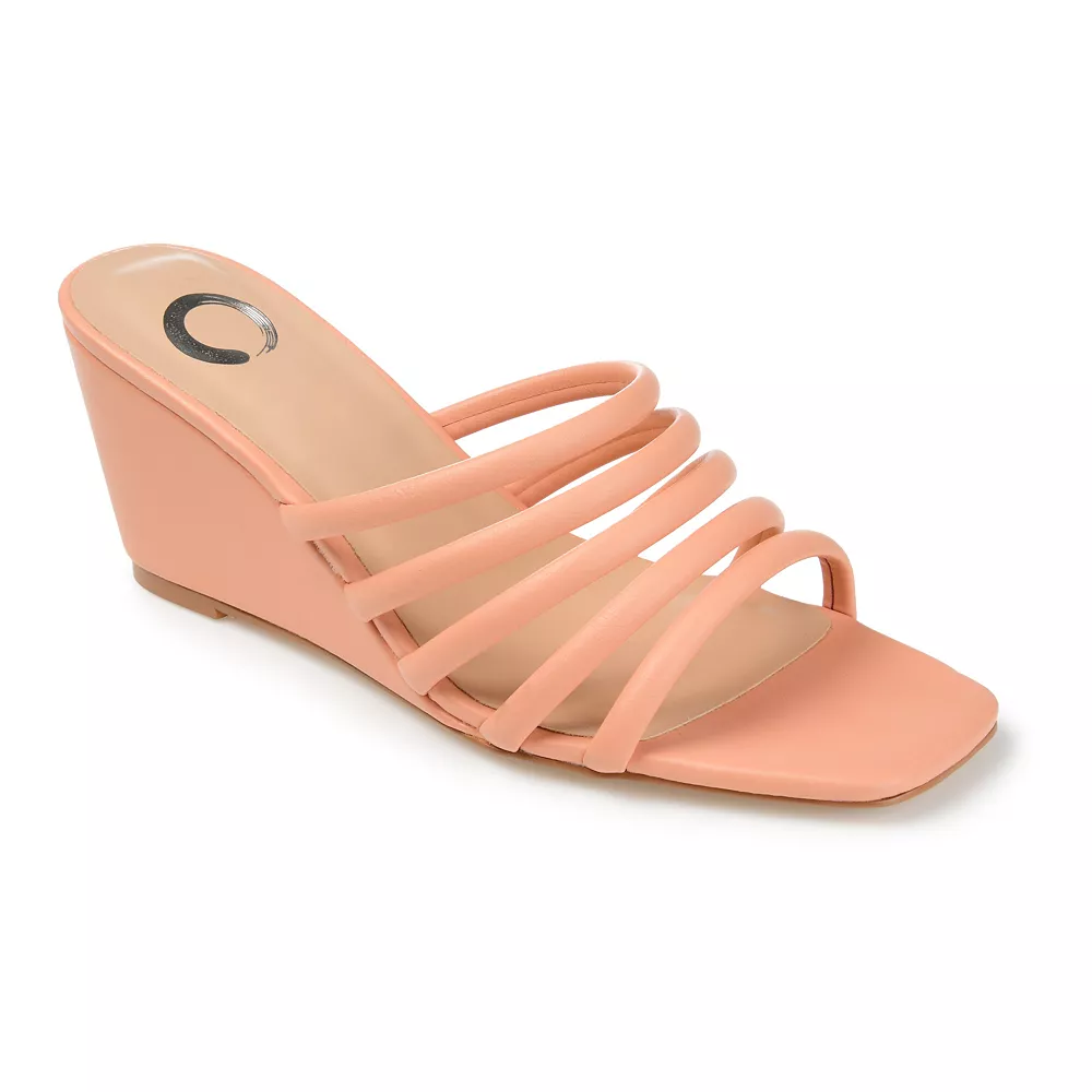 Journee Collection Rizie Women's Wedge Sandals 1 Journee Collection Rizie Women's Wedge Sandals