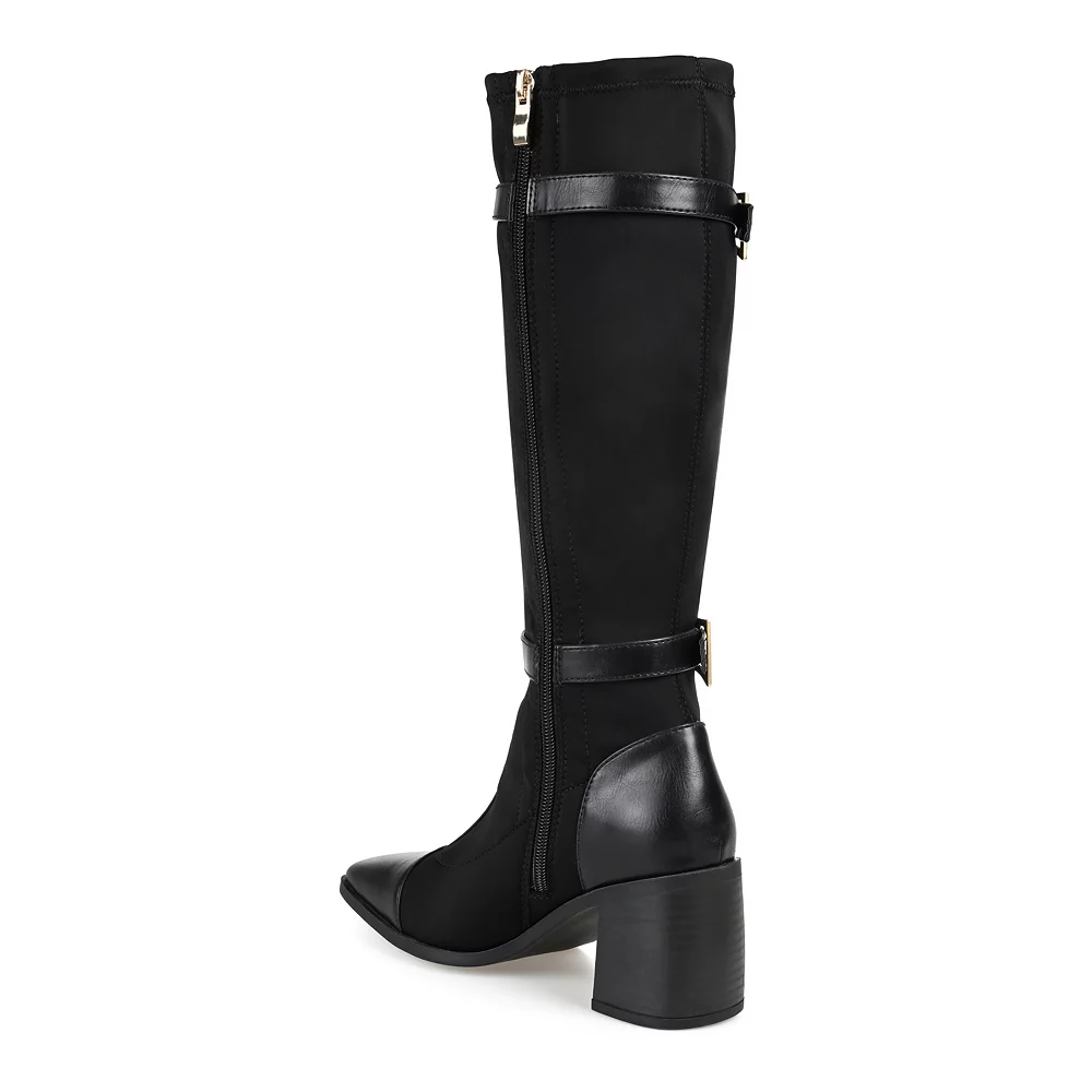 Journee Collection Gaibree Women's Buckle Knee-High Boots 5 Journee Collection Gaibree Women's Buckle Knee-High Boots - Image 5