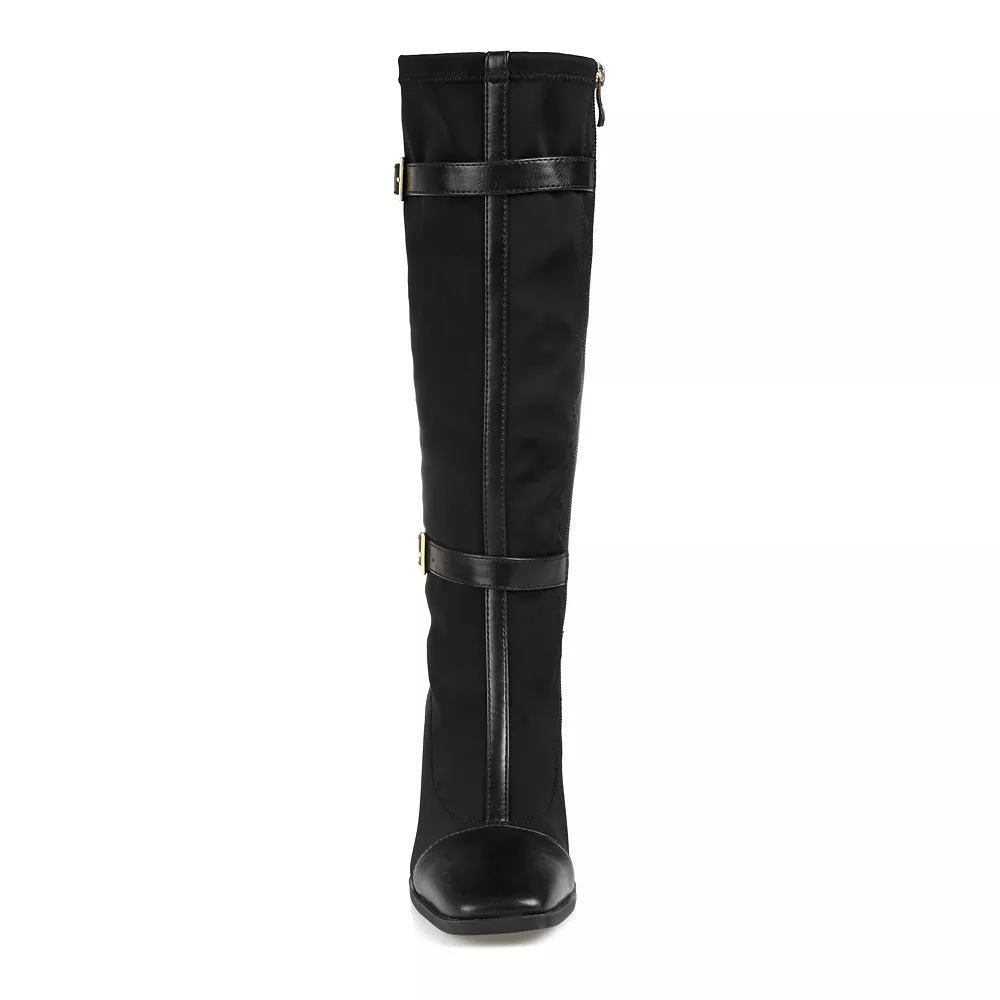 Journee Collection Gaibree Women's Buckle Knee-High Boots 6 Journee Collection Gaibree Women's Buckle Knee-High Boots - Image 6
