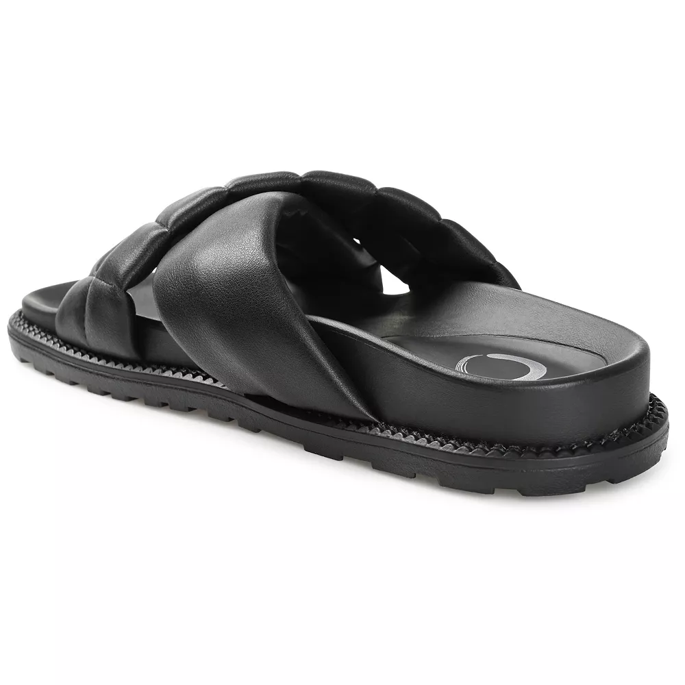 Journee Collection Aveena Women's Slide Sandals 5 Journee Collection Aveena Women's Slide Sandals - Image 5