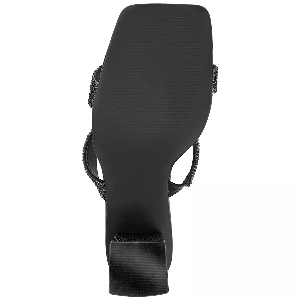 Journee Collection Shandee Women's Tru Comfort Foam™ Rhinestone Block Heel Sandals 3 Journee Collection Shandee Women's Tru Comfort Foam™ Rhinestone Block Heel Sandals - Image 3