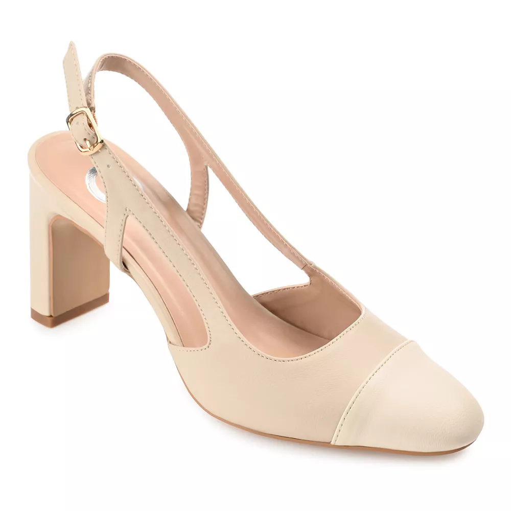 Journee Collection Reignn Women's Slingback Heels 1 Journee Collection Reignn Women's Slingback Heels