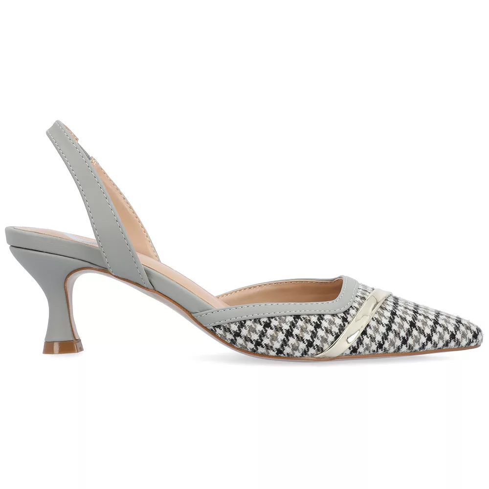 Journee Collection Nellia Women's Slingback Pumps 2 Journee Collection Nellia Women's Slingback Pumps - Image 2