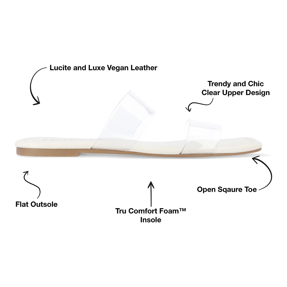 Journee Collection Amata Tru Comfort Foam™ Women's Slide Sandals 6 Journee Collection Amata Tru Comfort Foam™ Women's Slide Sandals - Image 6