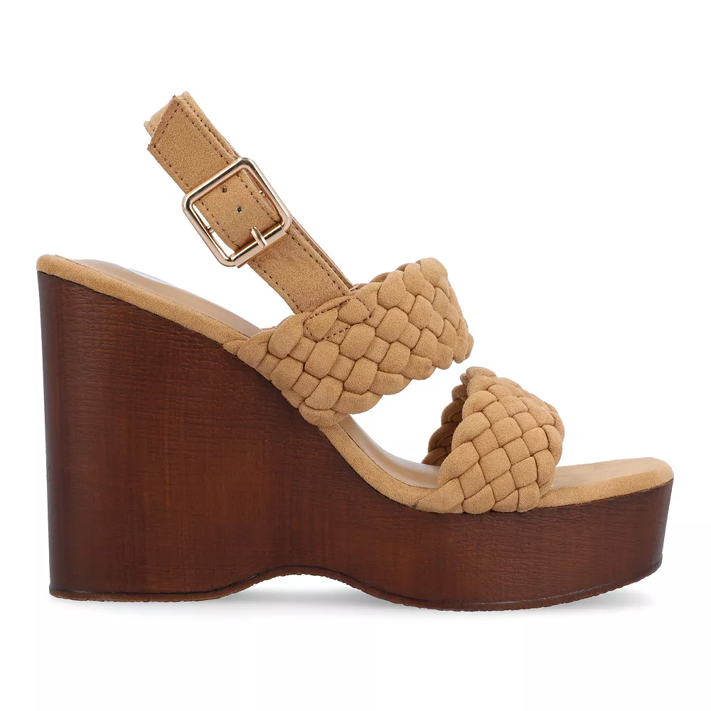 Journee Collection Tru Comfort Foam™ Ayvee Women's Wedge Sandals 2 Journee Collection Tru Comfort Foam™ Ayvee Women's Wedge Sandals - Image 2