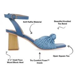 Journee Collection Galinda Tru Comfort Foam™ Women's Block Heel Sandals -Journee Collection Shop 6177486 ALT5