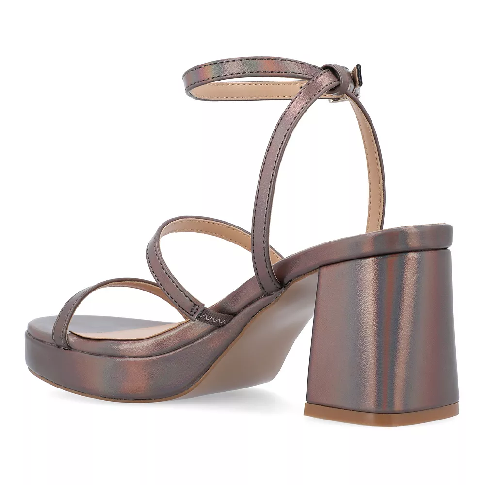 Journee Collection Samilee Women's Block Heel Sandals 5 Journee Collection Samilee Women's Block Heel Sandals - Image 5