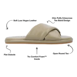 Journee Collection Addilynn Women's Crisscross Slide Sandal -Journee Collection Shop 6217404 ALT5