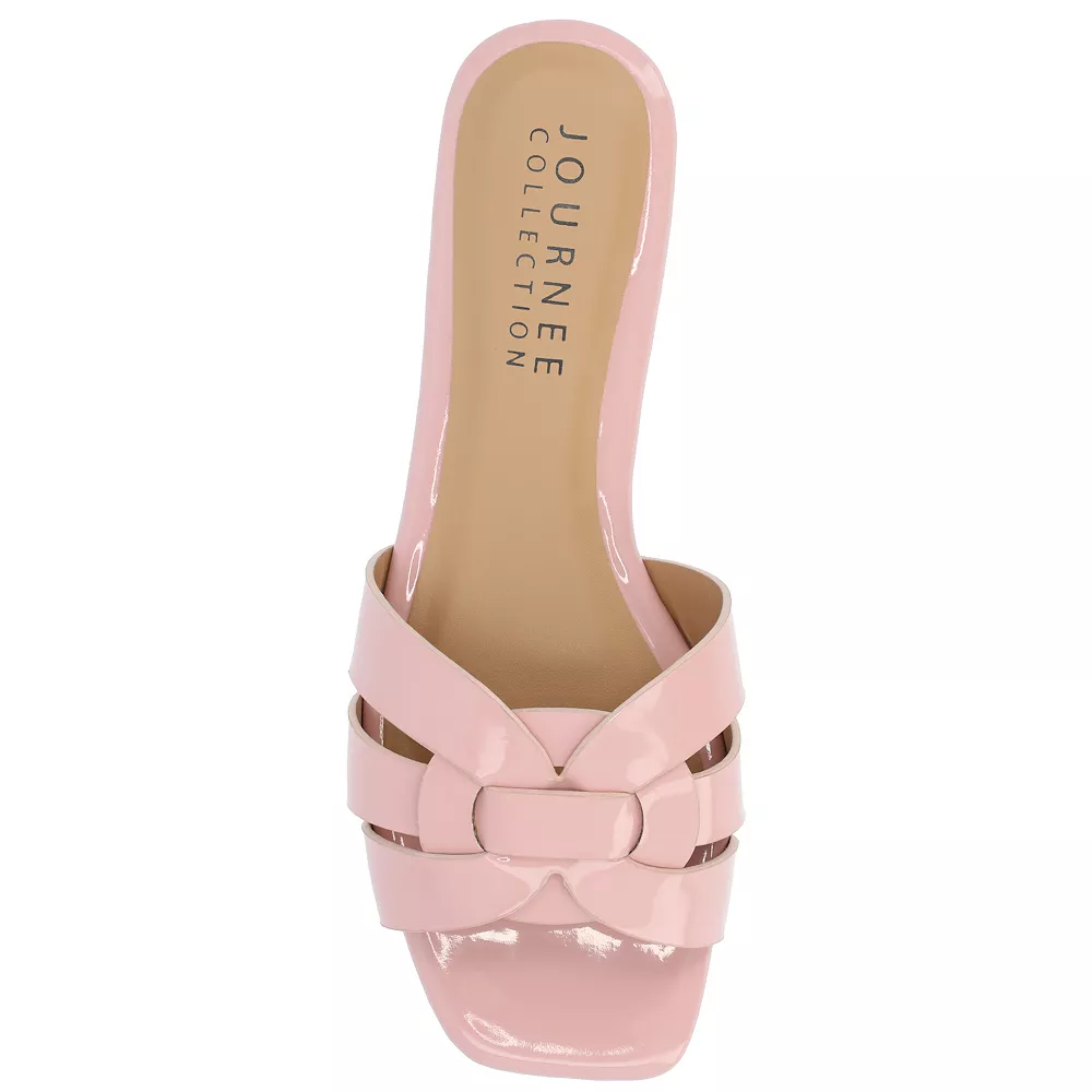 Journee Collection Arrina Women's Square Toe Sandals 4 Journee Collection Arrina Women's Square Toe Sandals - Image 4