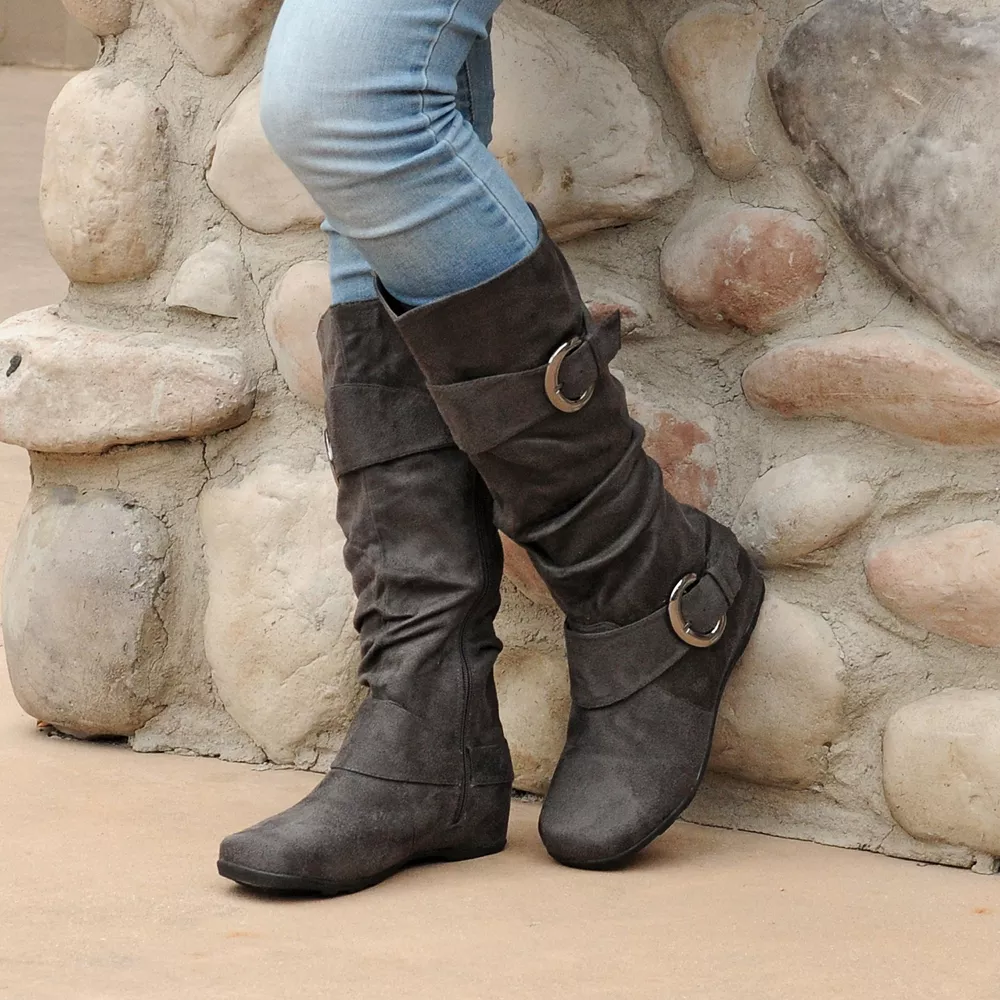 Journee Collection Jester Women's Knee-High Boots 2 Journee Collection Jester Women's Knee-High Boots - Image 2